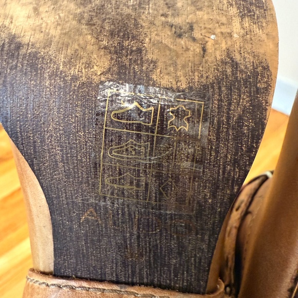 Brown Leather Heeled Western-Harness Boots - Picture 11 of 11